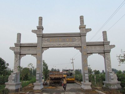 花崗巖古建老牌坊