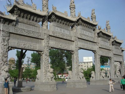 農(nóng)村大型石牌坊